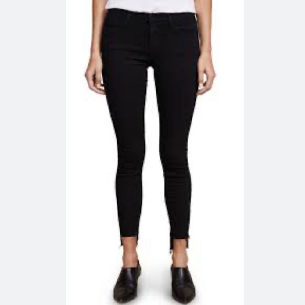 FRAME Denim Le Skinny de Jeanne Like New Skinny Jeans, Size 27, Black
